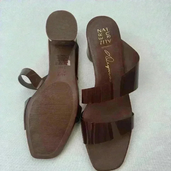 NWT Naturalizer Illuminate Heel Sandal Summer Shoe Shade 1 Deep Size 9 - Picture 7 of 8